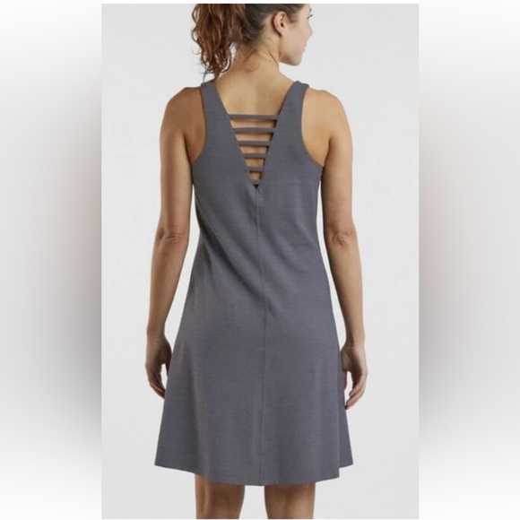 Toad & Co Dress Tech Tomboy Women’s Size M Athletic Eco-friendly Shelf-Bra Pink - Picture 1 of 14